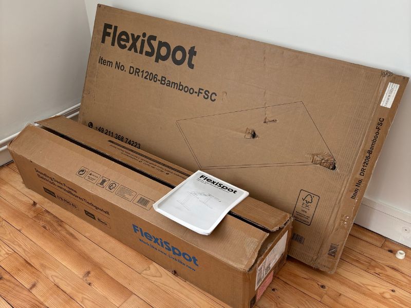 colis-flexispot-e7-pro